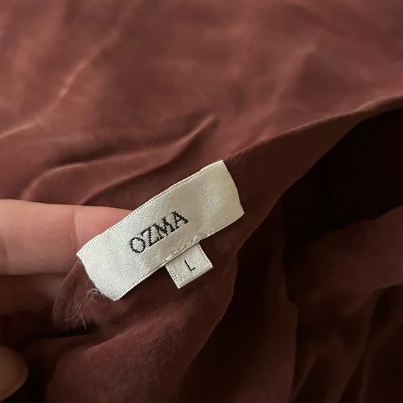 Ozma Cupro Anaise Slip Dress in Adobe - Picture 11 of 13